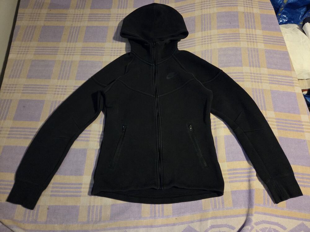 Nike Womens Sportswear Tech Fleece Full Zip Hoodie Windrunner Size XS FB8338-010